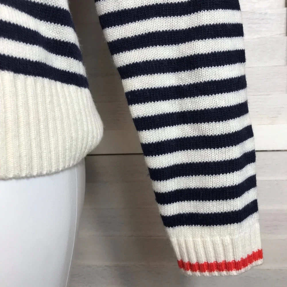 🍀🌸 J.Crew Factory Stripes sweater 🌸🍀 - Picture 3 of 13